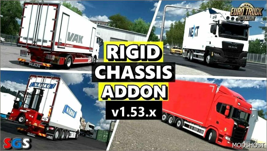 ETS2 Part Mod: Rigid Chassis Addon by Kast V1.2.1 (Featured)