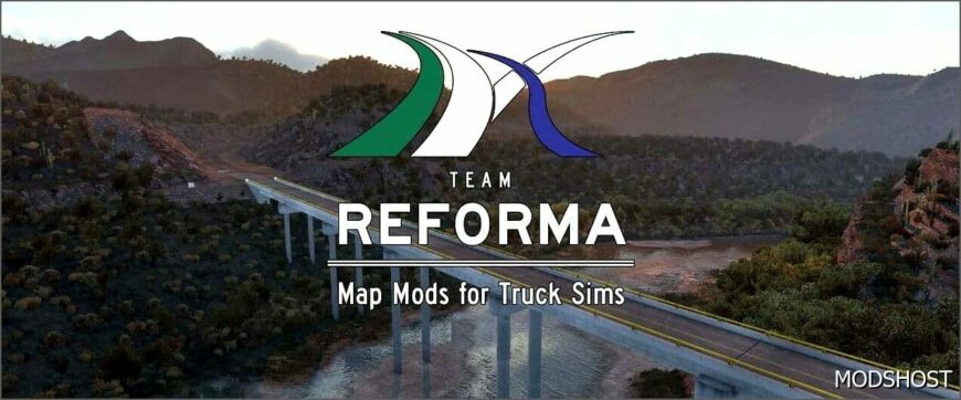 ATS Kenworth Map Mod: Reforma V2.8.3.153 (Featured)