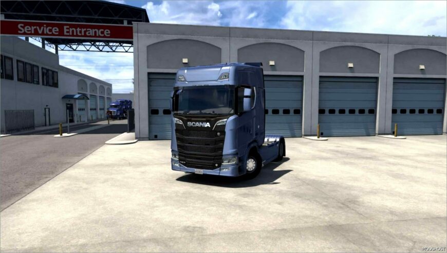 ATS Scania Mod: ETS2 Scania Trucks for ATS (Featured)