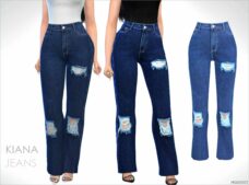 Sims 4 Jeans Clothing Mod: Kiana Jeans (Featured)