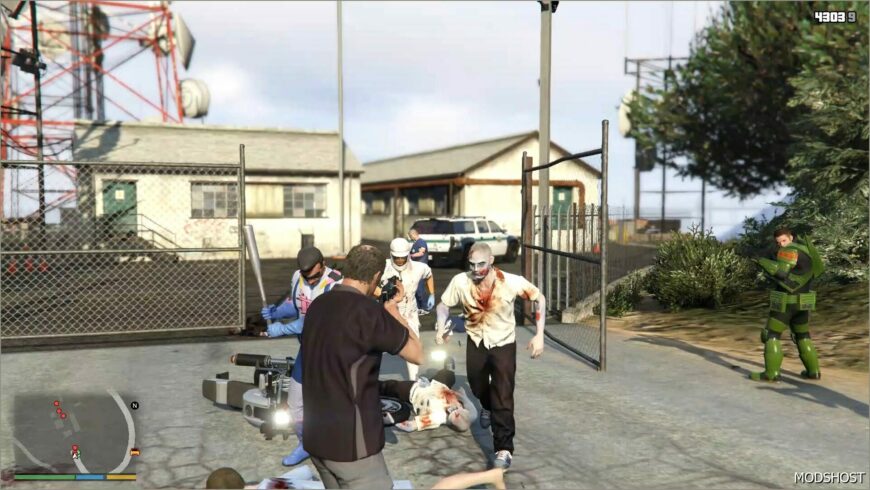 GTA 5 Script Mod: Zombie Outbreak Mission V1.1 (Featured)