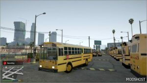 GTA 5 Vehicle Mod: 2001 Thomas MPV School Bus ER Addon ELS V Beta (Image #2)