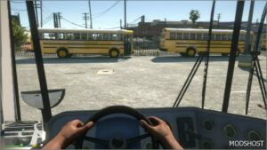 GTA 5 Vehicle Mod: 2001 Thomas MPV School Bus ER Addon ELS V Beta (Image #4)