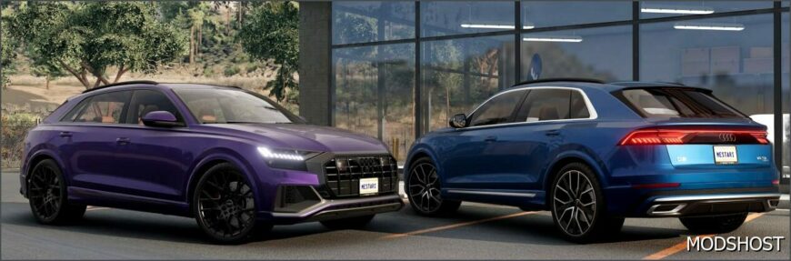 BeamNG Audi Car Mod: Q8 Pack (SQ8 RSQ8) V3.0 0.34 (Featured)