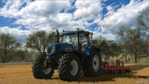 FS25 New Holland Tractor Mod: T7 Series V1.2 (Featured)