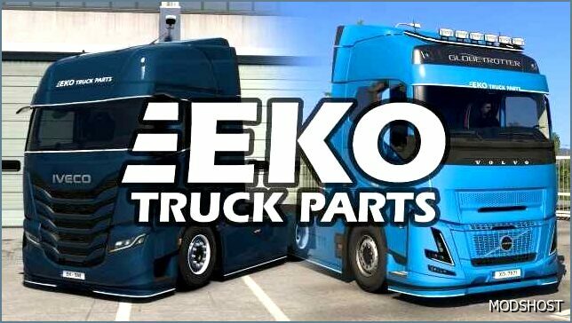 ETS2 Ford Mod: EKO Truck Parts V2.5.7 (Featured)