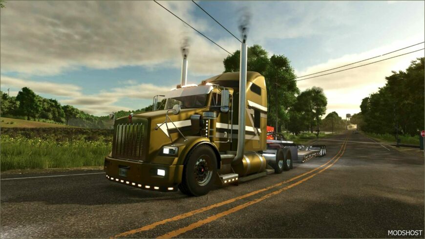 FS25 Kenworth Truck Mod: T800 (Featured)