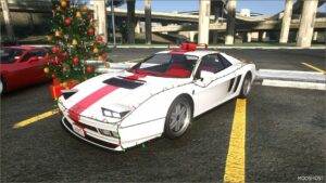 GTA 5 Vehicle Mod: Grotti Cheetah Classic Christmas Edition ADD on / Fivem | Lods (Image #3)