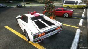 GTA 5 Vehicle Mod: Grotti Cheetah Classic Christmas Edition ADD on / Fivem | Lods (Image #4)