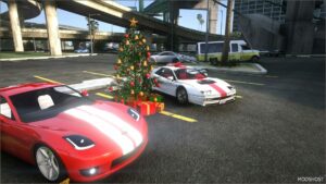 GTA 5 Vehicle Mod: Grotti Cheetah Classic Christmas Edition ADD on / Fivem | Lods (Image #5)