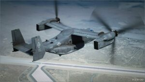 GTA 5 Aircraft Mod: CV 22B Osprey ADD on / Replace | Enterable Interior V2.0 (Image #4)