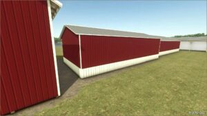 FS25 Mod: Three Side Shed (with Garage) (Image #5)