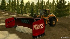 FS25 Mod: Boss Snow Plow (Featured)