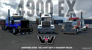 ATS Western Star Truck Mod: 4900EX by Outlaw V1.3 1.53 (Image #3)