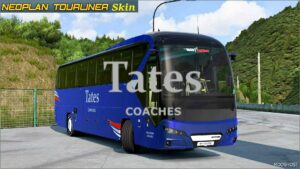 ETS2 Neoplan Mod: NEW Tourliner C13 (tates Coaches) Skin (Featured)