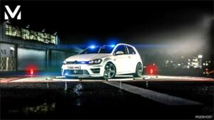 GTA 5 Volkswagen Vehicle Mod: Golf R MK7 Unmarked (Image #3)