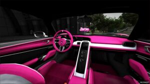 GTA 5 Porsche Vehicle Mod: 918 Spyder Barbie (Image #5)