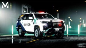 GTA 5 Chevrolet Vehicle Mod: 2021 Chevrolet Tahoe Saudi Road Security (Featured)