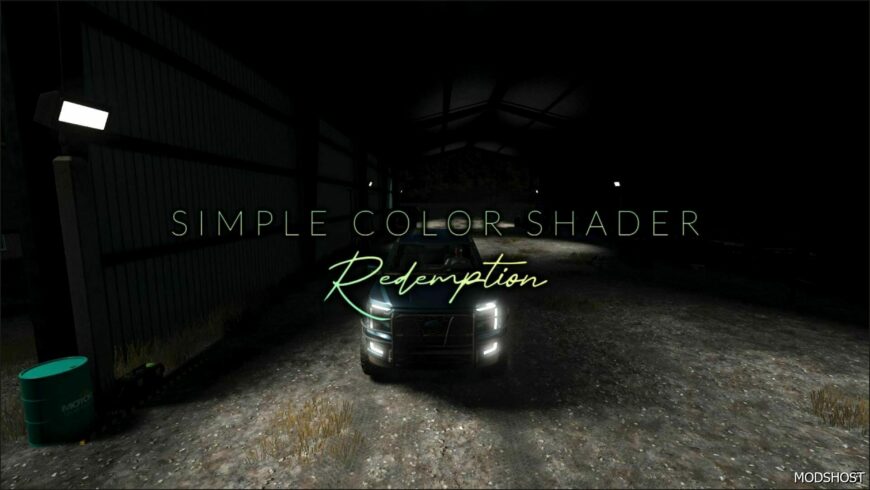 FS25 Mod: Simple Color Shader Rdmptn V1.2.0.1 (Featured)