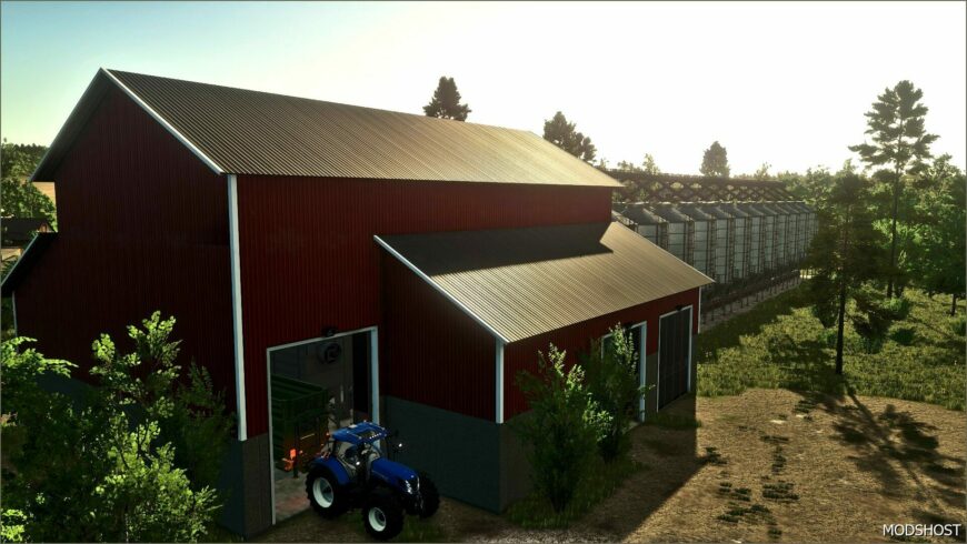 FS25 Building Mod: Grain Silo V1.0.0.2 (Featured)