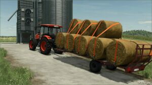 FS25 Mod: Lizard G54 Bale Trailer (Image #4)