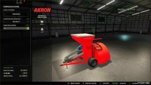 FS25 Attachment Mod: Akron Extractor Bagger Pack (Featured)