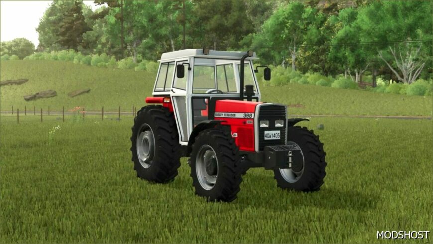 FS25 Massey Ferguson Tractor Mod: 398 (Featured)