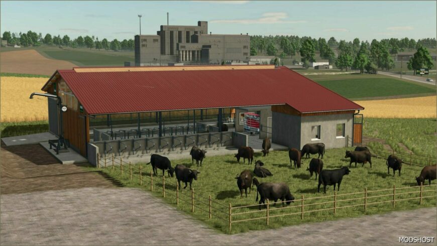 FS25 Mod: Cowshed with More Cows (Featured)