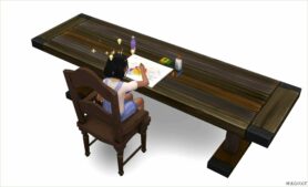 Sims 4 Game Mod: USE ANY Table and Chair as AN Activity Table (Image #2)