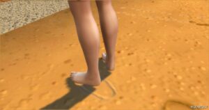 Sims 4 Elder Mod: HD Feet V11. Compatible with EA Toenail Polish. ALL Ages. Base Game. (Image #5)