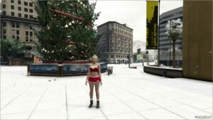 GTA 5 Player Mod: Christmas Sherry Birkin ADD on PED V1.5 (Image #3)