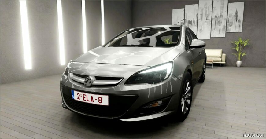 BeamNG Car Mod: Vauxhall Astra J 2012 2015 0.34 (Featured)