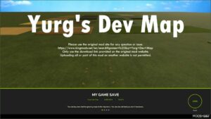 FS25 Mod: Yurg’s DEV Map Beta 3 (Featured)