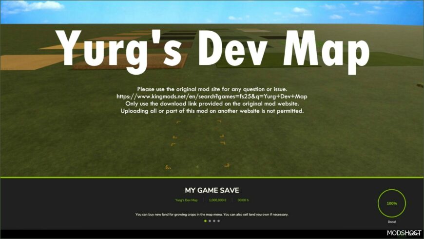 FS25 Mod: Yurg’s DEV Map Beta 3 (Featured)