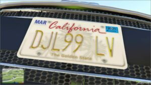 GTA 5 Mod: Real California & North Dakota License Plate Pack (high RES & NEW Textures) V2.1 (Image #2)