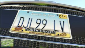 GTA 5 Mod: Real California & North Dakota License Plate Pack (high RES & NEW Textures) V2.1 (Image #4)