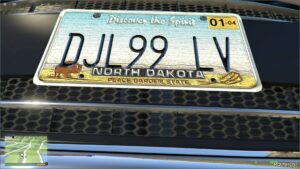 GTA 5 Mod: Real California & North Dakota License Plate Pack (high RES & NEW Textures) V2.1 (Image #5)