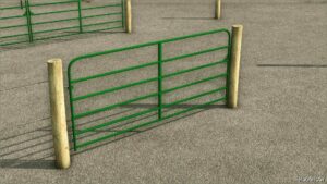 FS25 Decoration Mod: American Fence and Gates (Featured)