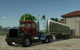 FS25 Trailer Mod: Lizard Frameless END Dump V2.0 (Featured)