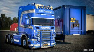 ETS2 Scania Truck Mod: Danger Land R620+jumbo FCP Trailer 1.53 (Featured)