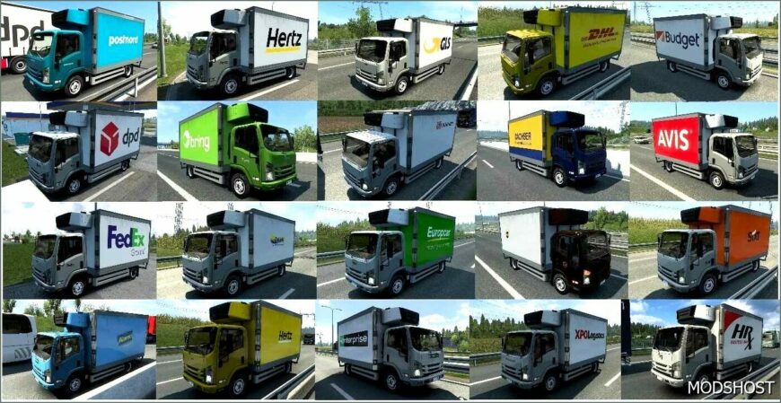 ETS2 Mod: NissanTruck AI Vehicles Pack V13.0 (Featured)