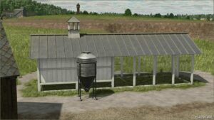 FS25 Building Mod: XXL Chicken Coop (Featured)