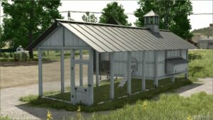 FS25 Building Mod: XXL Chicken Coop (Image #3)