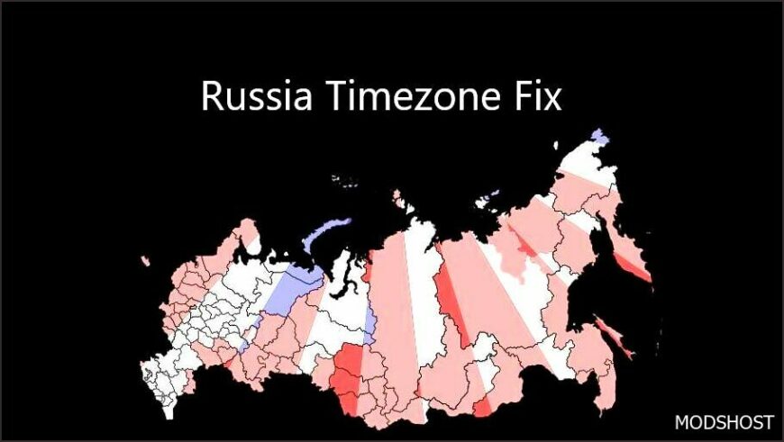 ETS2 Russia Map Mod: Timezone FIX V2.3 (Featured)