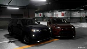 BeamNG Toyota Car Mod: Highlander 2024 25 Remaster 0.34 (Featured)