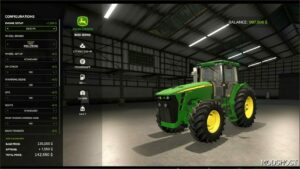 FS25 John Deere Tractor Mod: 8130 8530 (Featured)