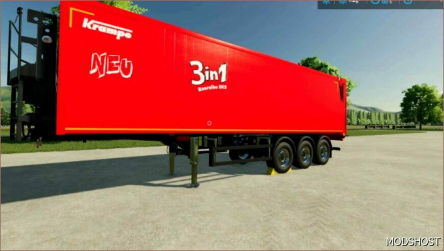 FS25 Trailer Mod: Krampe SKS 150 V1.1 (Featured)