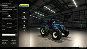 FS25 New Holland Tractor Mod: T7 BR 225 (Image #2)