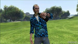 GTA 5 Player Mod: Trevor NEW Textured Shirts Pack (Image #2)