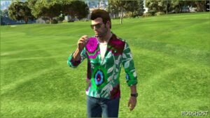 GTA 5 Player Mod: Trevor NEW Textured Shirts Pack (Image #4)